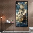 thumbnail image 3 of Pintura diamante 5D Wdftyju mar velero decoración del hogar, 3 of 9
