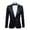 Black, variant on Mens Blazer Jacket Mens Performance Suit Pink Silver Sequin Male Stage Performance Slim Fit Suit Jacket Mens Coat Silver XXXL