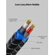 thumbnail image 2 of Cable EMK de 3,5 mm a 2 RCA de audio estéreo chapado en oro, 1 m, 2 of 7
