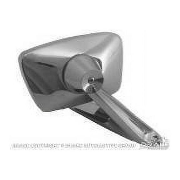 Scott Drake C8AZ-17696-CR 1967-1968 Remote Control Mirror RH Convex "Dummy Remote"