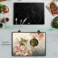 thumbnail image 5 of Renewold Ceramic Glass Stove Top Cover Stove Mat Stove Burner Cover Multipurpose Rubber Desk Saver Pad Washer Dryer Top Cover Range Cover for Counter Top, Hummingbird Flower, 5 of 7