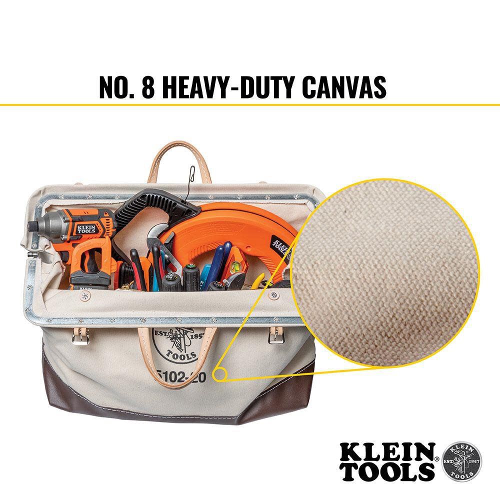 Klein Tools 20In Canvas Tool Bag