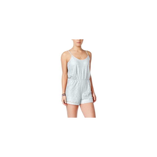 Mameluco de encaje Ultra Flirt para mujer, blanco roto, grande