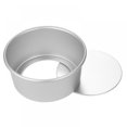 thumbnail image 1 of 8 Inch Round Cheesecake Pan with Removable Bottom, Anodized Aluminum Chiffon Cake Mold Baking Pan, 1 of 8