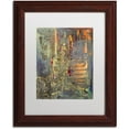 thumbnail image 1 of Trademark Fine Art "Into The Dark" Canvas Art by Pat Saunders-White, White Matte, Wood Frame, 1 of 1