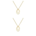 thumbnail image 1 of Collar Joyas de Oro Minnieouse Estilo vintage elegante 2piezas, 1 of 6