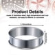 thumbnail image 4 of 36 Piezas Anillos de Tarta de Muffin Anillo de Tarta de Doble Rollo Anillos de Muffin de Acero Inoxidable Anillo Redondo de Metal Molde para Hacer Alimentos, 4 of 5