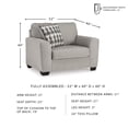 thumbnail image 3 of Signature Design by Ashley Avenal Park Flannel Oversized Chair, 3 of 12