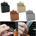 thumbnail image 2 of Car Storage Bag Vent Leather Storage Box Glasses Mobile Phone Storage Box, 2 of 3