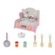 thumbnail image 1 of Juego de cocina infantil realista, ideal como regalo de cumpleaños o para simular una cocina de jardín de infancia. Conjunto rosa A, 1 of 9