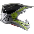 thumbnail image 4 of Alpinestars Supertech M8 Triple MX Offroad Helmet Silver/Black/Yellow LG, 4 of 7
