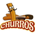 thumbnail image 1 of Churros Autocollant de Chariot de Concession 16 Pouces Support de Remorque Équipement, 1 of 8
