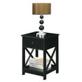thumbnail image 2 of Convenience Concepts Oxford One-Drawer End Table in Black Wood Finish, 2 of 5
