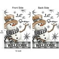 thumbnail image 2 of Rdsfhsp Christmas Garden Flag 12x18 Inch Double Sided Printing Christmas Decoration Outside Farmhouse Seasonal Holiday Yard Flag, 2 of 5