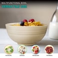 thumbnail image 5 of Greentainer Unbreakable Large Cereal Bowls - 24 OZ Plastic Lightweight Bowl Sets 4 - Dishwasher & Microwave Safe - for Cereal, Salad,Soup, Noodle, 4 Pieces (Medium), 5 of 7