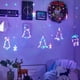 thumbnail image 3 of Lámpara de cortina de luces LED de hadas colgantes 8 modos dinámicos diferentes con diseño de alce Abanopi Cadena de lámpara, 3 of 7