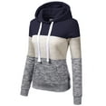 thumbnail image 2 of Doublju Women's Basic Lightweight Pullover Pocket Hoodie Sweatshirt with Plus Size, 2 of 3