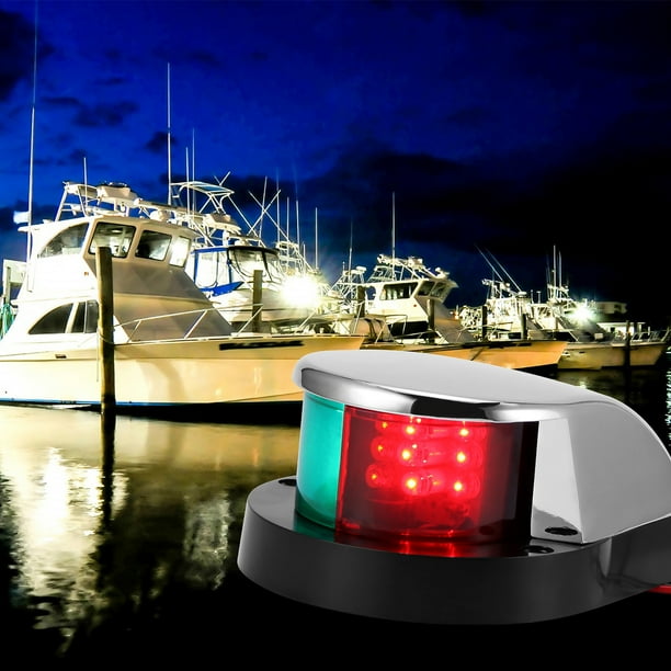 12V Navigation Lights LED Combination Bow Light Marine Boat LED Red