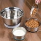 thumbnail image 5 of Cuencos de acero inoxidable para perros | Diseño de base de goma antideslizante | Cuencos ideales para comida y agua, 5 of 5