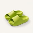 thumbnail image 2 of NIEWTR Kids Summer Slides for Girls Boys - Toddler Cute Slippers Quick Drying Shower Shoes Non-Slip Pool Sandals Shower Open Toe Beach Flip Flops(A-Green,2), 2 of 6