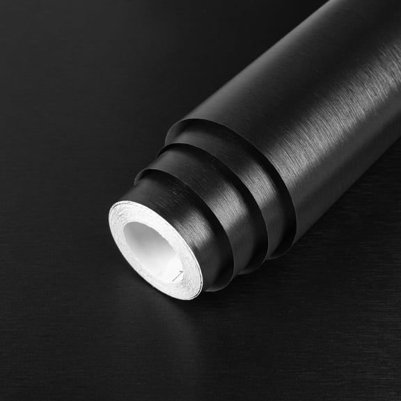 UMIGGEE Black Peel and Stick Wallpaper 15.7-in x 78-in Contact Paper Removable Self-Adhesive Wall Paper Film for Furniture Decoration