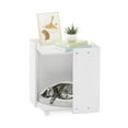thumbnail image 3 of Furinno Peli Litter Box Enclosure, Solid White, 3 of 6