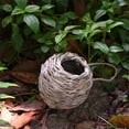 thumbnail image 6 of Hanging Bird Nests House, Spherical Round Mouth Grass Woven Bird Cage Nest, Outdoor Garden Simulation Birdhouse Decorations (4 Pack), 6 of 7