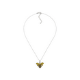 thumbnail image 3 of Women's Finecraft Bumble Bee Pendant Necklace in Sterling Silver, 18", 3 of 6