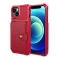 thumbnail image 7 of Feishell for iPhone 14 Wallet Case, with ID&Credit Card Holder Slots Pockets Wallet Back Cover Stand Flip Folio Leather Magnetic Absorption Cover For Apple iPhone 14 6.1", Red, 7 of 7