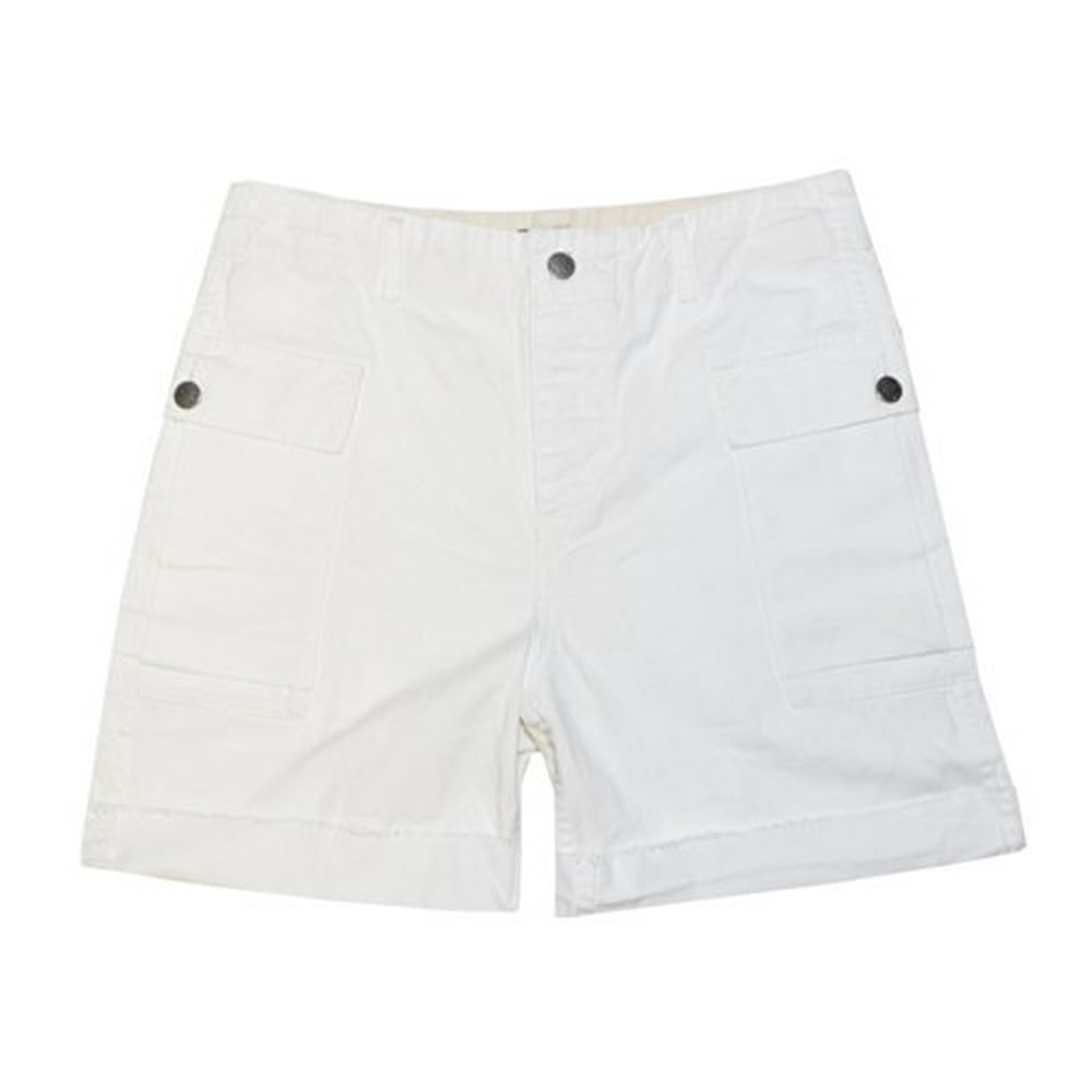 Rugby Ralph Lauren Women HighRise Cargo Shorts (0, Off white