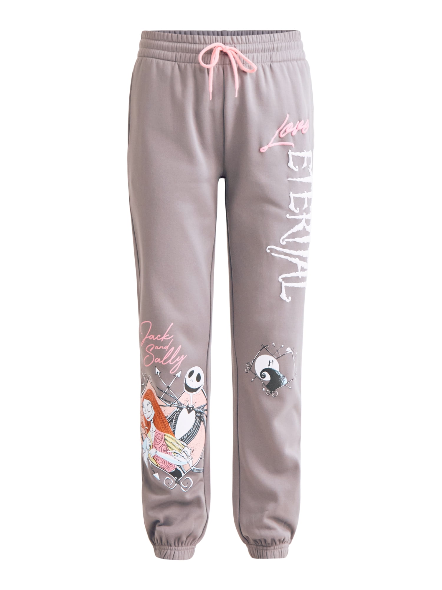 Nightmare Before Christmas Eternal Love Graphic Joggers, Women’s