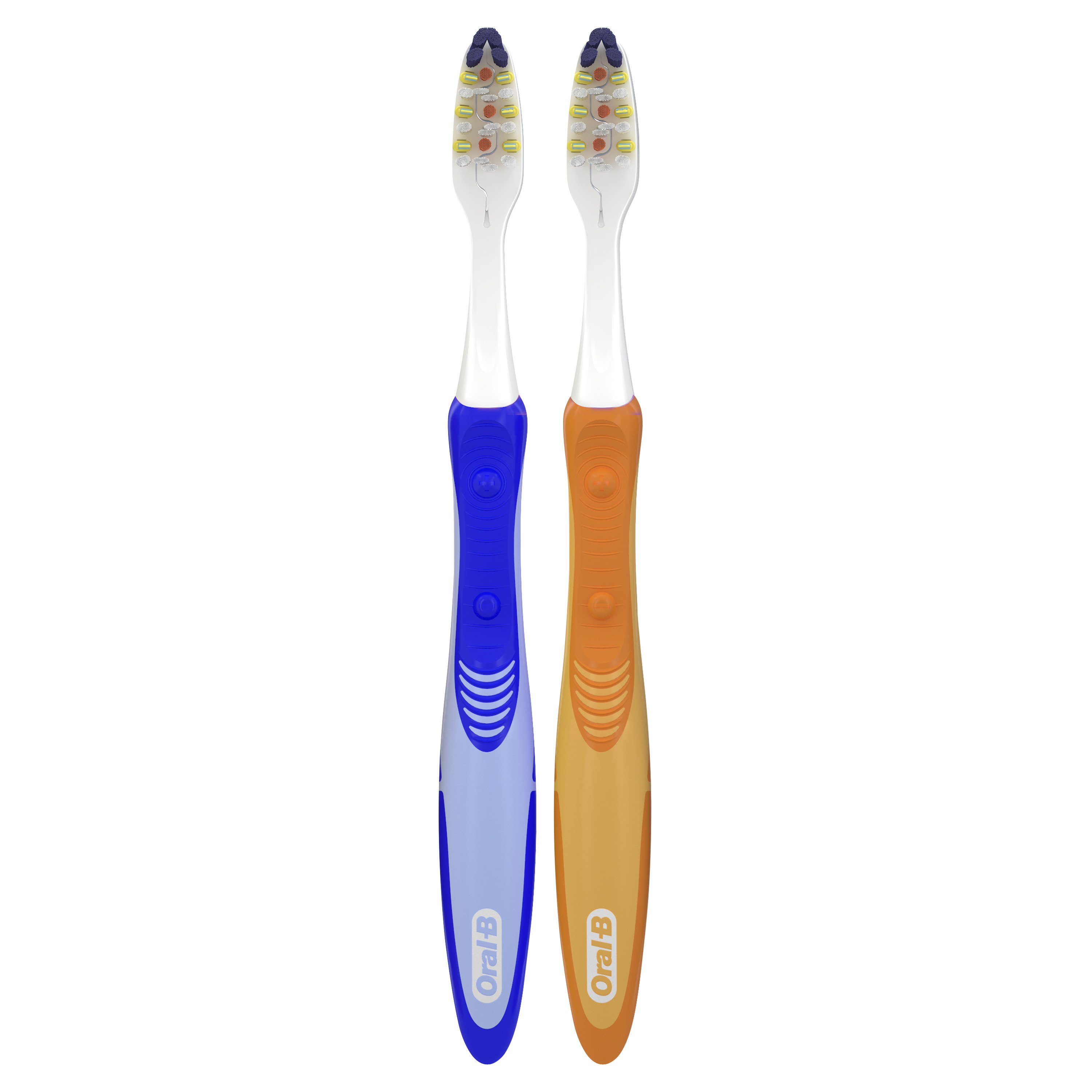 Oral-B Vibrating Pulsar Battery Toothbrushes, Full Head, Medium, 2 Count, for Adults and Children 3+ - image 2 of 10
