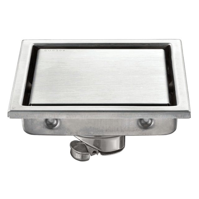 Bewildely Filtro de drenaje de suelo de acero inoxidable, escurridor de pelo antibloqueo, accesorio de drenaje para fregadero, para el hogar, baño, cocina Accesorios de baño Tipo 1 Bewildely HA071200-01