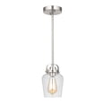 thumbnail image 2 of 53591-BNK Craftmade Lighting Trystan - One Light Mini Pendant in Transitional Style - 5.5 inches wide by 8.65 inches high-Brushed Polished Nickel, 2 of 3
