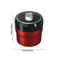 thumbnail image 3 of Black and Friday Sales! kkbbma Automotive Ashtray Clearance Automotive Ashtray Ceramic Inner Liner Open Cover Automotive Ashtray LED Light Flame Retardant Automotive Ashtray, 3 of 6
