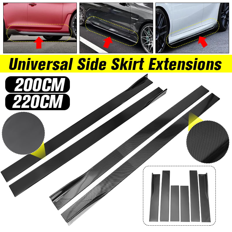 86.6/'/' Side Skirt Extension Rocker Panel Splitter For Subaru WRX STI Impreza BRZ