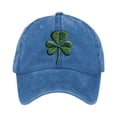 thumbnail image 2 of Willtoo Unisex St. Patrick's Day Shamrock Graphic Vintage Hat Casual Baseball Cap, 2 of 3