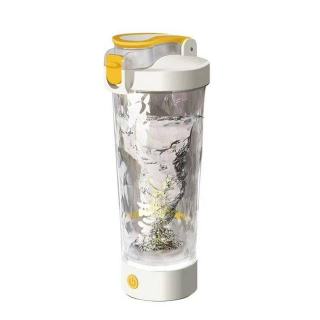 Electric Protein Blender Shaker Bottle USB Rechargeable Free Cup. BPA Q1O9