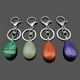 thumbnail image 5 of 1 Unid de Llavero de Aleción + Gema Artificial Organizador de llaves de Proteccion Duradero , Negro Fernando colgante de llavero de piedras preciosas, 5 of 8