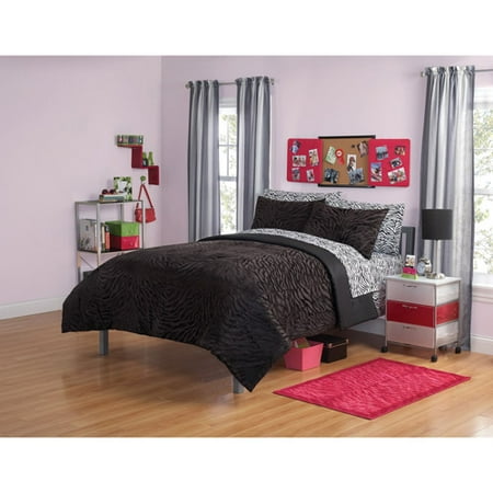 Your Zone Mink Zebra Bedding Comforter Set 1 Each Com Zone Mink Zebra Bedding Comforter Set