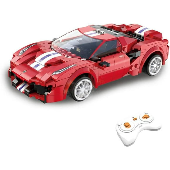 RC Supercar Model Building Kit, DIY Collectible Vehicle Assembly Toy Sports Car Model to Build for Adults and Kids, Compatible with Lego Technology