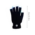 thumbnail image 3 of LED Gloves Finger Light Up Glow Rave Glove Flashing Christmas Gift Halloween Party Favors Winter Gloves-D, 3 of 7