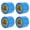 Blue, variant on BIMZUC 4Pcs Electrician PVC Waterproof Electrical Insulated Sealing Tape Repair Tools, 1.73 in (4.4cm) x 36.1 ft (11m), High Performance Safe Insulating Wrap for Vehicle and Meter Instrument, Black