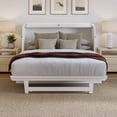 thumbnail image 5 of AFI Alpine Queen Wood Murphy Bed Chest with Mattress and Built-in Charger, White, 5 of 19