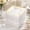 Clear Gold, variant on 100PCS White and Silver Square Plastic Plates - 6 Inch Disposable Dessert Plates for Weddings, Parties, Christmas Celebrations