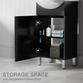 thumbnail image 4 of Eclife 18" Freestanding Single Bathroom Vanity with Euro Ceramic Sink and Faucet, 4 of 8