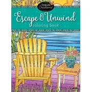Cra-Z-Art Timeless Creations Coloring Book, Relax & Unwind, 64 pages