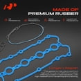 thumbnail image 3 of A-Premium Engine Valve Cover Gasket Set Compatible with Volkswagen, Audi Models - 2005-2013 - Jetta, Passat, Golf R, Tiguan, Eos, GTI, A3, A4 Quattro, A5, A5 Quattro, Q5, TT, L4 2.0L, 3 of 6