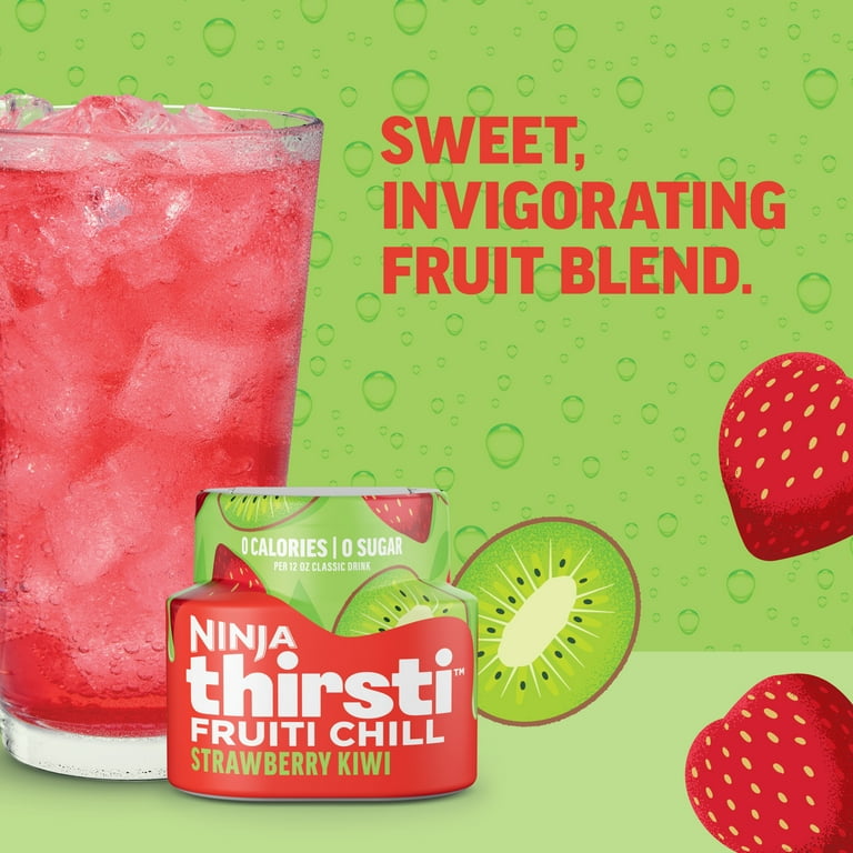 Ninja Thirsti FRUITI CHILL Strawberry Kiwi Flavored Liquid Ninja Thirsti FRUITI CHILL Strawberry Kiwi Flavored Liquid