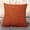 Orange, variant on Ovzne Decorative Throw Pillow – Beige 45x45 cm (17.7"x17.7") Solid Cushion for Sofa, Bed Outdoor Use